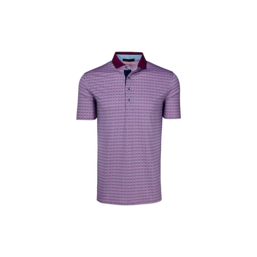 NEW GREYSON CLOTHIERS men's barren summit polo in wistria